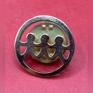 Vintage United Way Gold Tone Lapel Pin 1/2”
